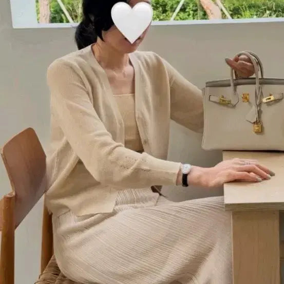 [BUNJANG] Jasmine K. Beige Cardigan / 베이지 가디건,보웬,자스민케이,오르,라밤바룸,어라운드율,그레이룸