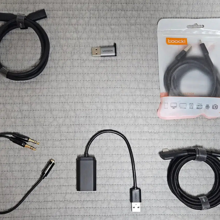 [BUNJANG] UGREEN Audio Converter, USB C Cables, and Adapters / 유그린 케이블류 (오디오 컨버터, C타입 연장케이블, C TO A, C