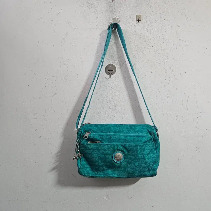 [BUNJANG] Kipling Crossbody Bag Teal / 키플링 크로스백 청록색