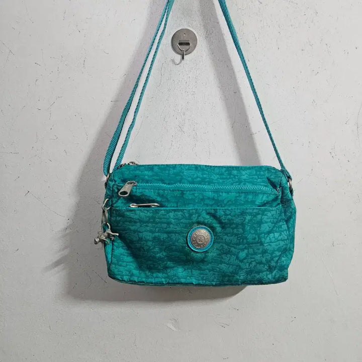 [BUNJANG] Kipling Crossbody Bag Teal / 키플링 크로스백 청록색