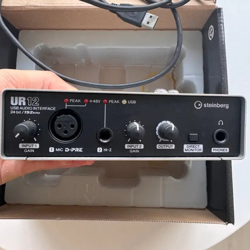 [BUNJANG] Steinberg UR12 USB Audio Interface (Full Box) / 스타인버그 UR12 USB 오디오 인터페이스 (풀박스)