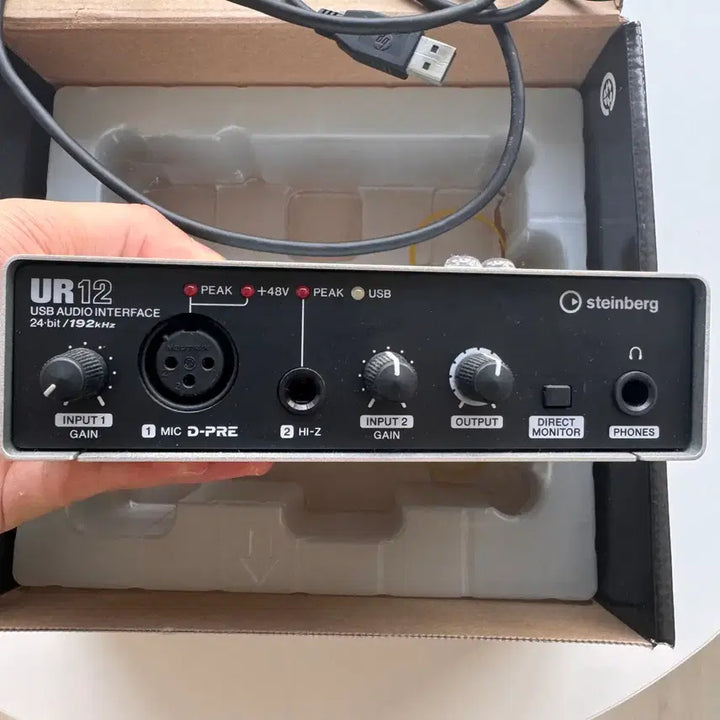 [BUNJANG] Steinberg UR12 USB Audio Interface (Full Box) / 스타인버그 UR12 USB 오디오 인터페이스 (풀박스)