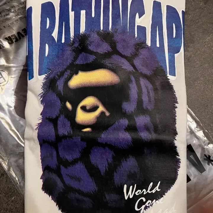 [BUNJANG] BAPE Fu Ape Head T-Shirt White XL / 베이프 푸 에이프 헤드 티셔츠 화이트 팝니다