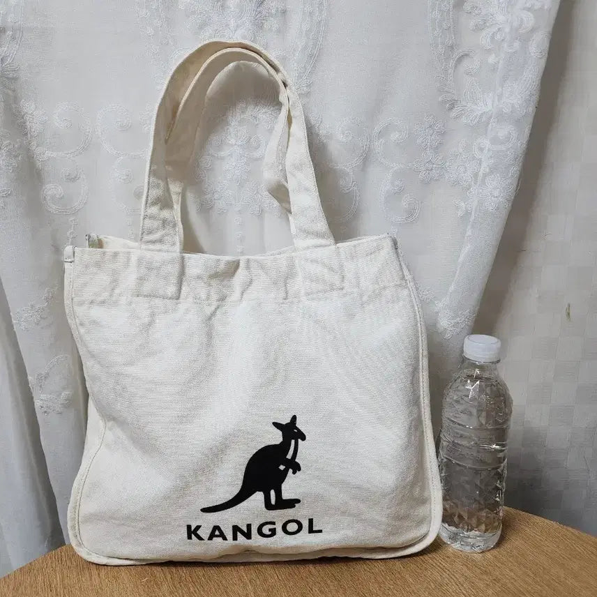 [BUNJANG] Kangol Canvas Shoulder Bag / 캉골 캔버스천 숄더백