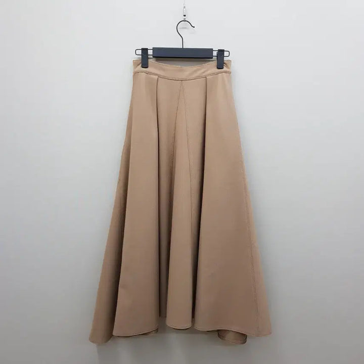 [BUNJANG] System Time 2022 Back-Banding Flare Long Skirt (Sizes 61-90) / 한섬 타임 2022 백밴딩 플레어 롱스커트 61-90사이즈