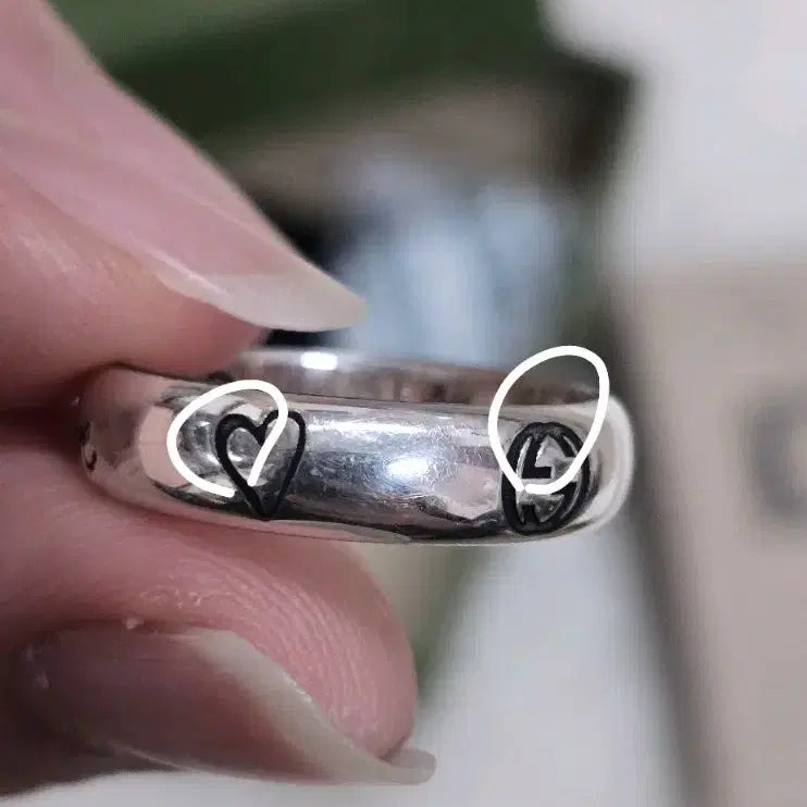 [BUNJANG] Gucci Blind For Love Ring Size 16 / 구찌 블라인드 포러브 16호