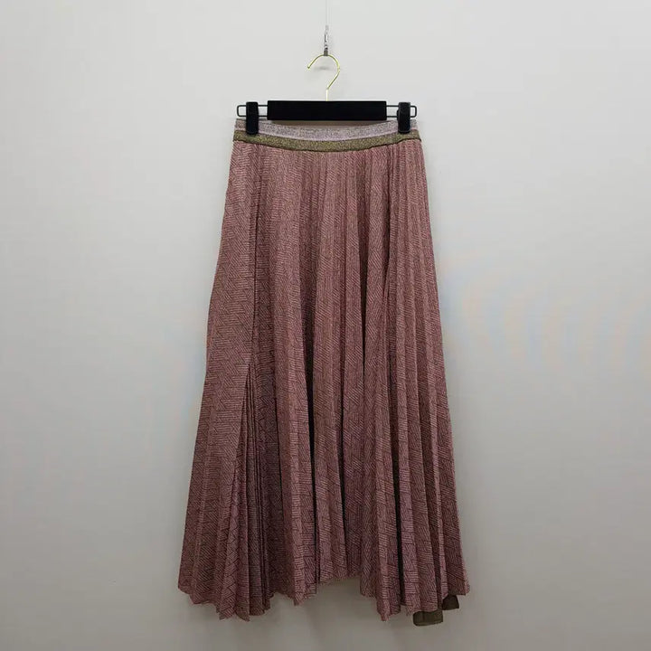 [BUNJANG] Time 2021 Flare Pleats Long Skirt (Size 64-94) / 한섬 타임 2021 플레어 플리츠 롱 스커트 64-94사이즈