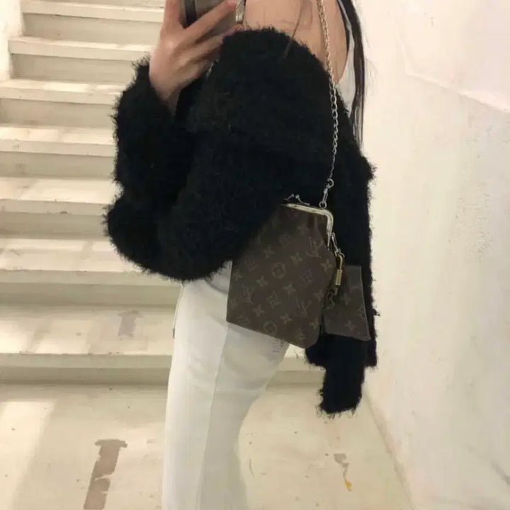 [BUNJANG] Whle Store Louis Vuitton Monogram Mini Crossbody Bag with Keychain / Whle store 루이비통 미니크로스백