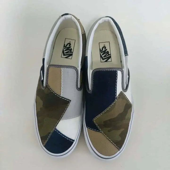 [BUNJANG] Vans Custom Military Classic Slip-On Shoes / 반스 밀리터리 커스텀 클래식 슬립온/280/구제24시/이
