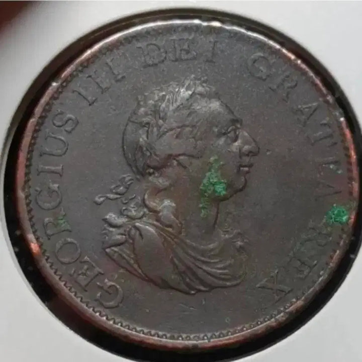 [BUNJANG] United Kingdom George III 1799 Halfpenny Coin / 영국 조지3세 1799년 하프페니.외국주화 주화 화폐 동전