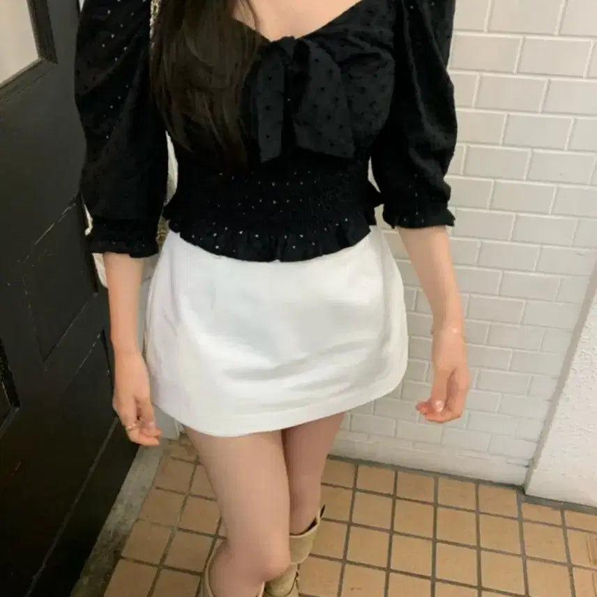 [BUNJANG] Berni Market Love Blouse Black / 베르니마켓 러브 블라우스 블랙