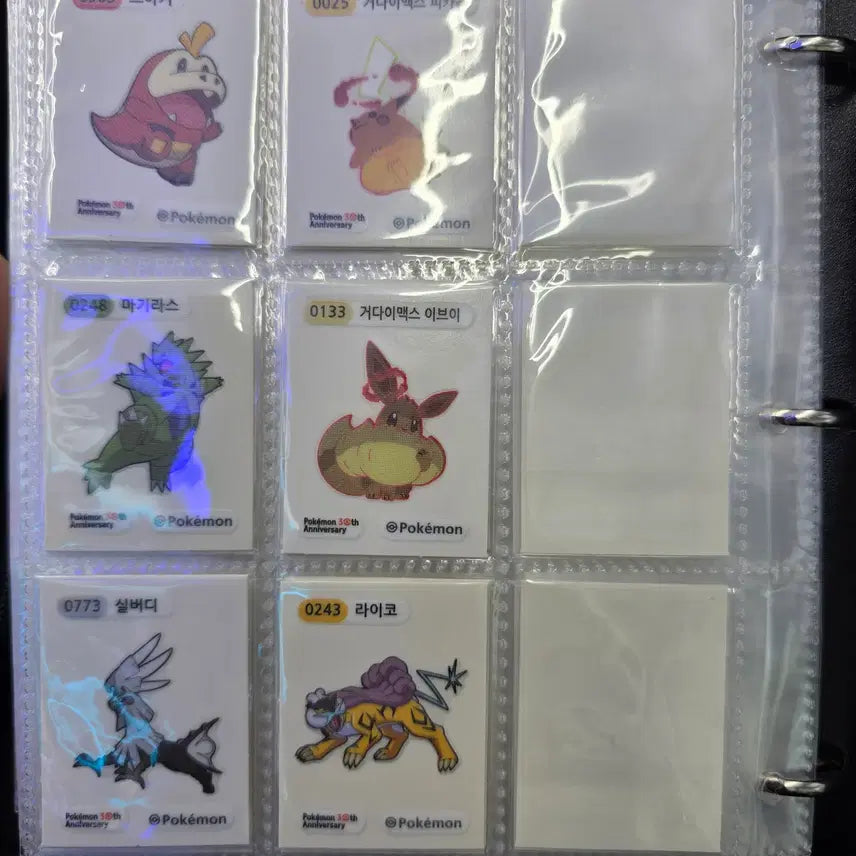 [BUNJANG] Pokemon 30th Anniversary Artworks and Stickers / 포켓몬시즌5 띠부씰30주년 아트웍 판매