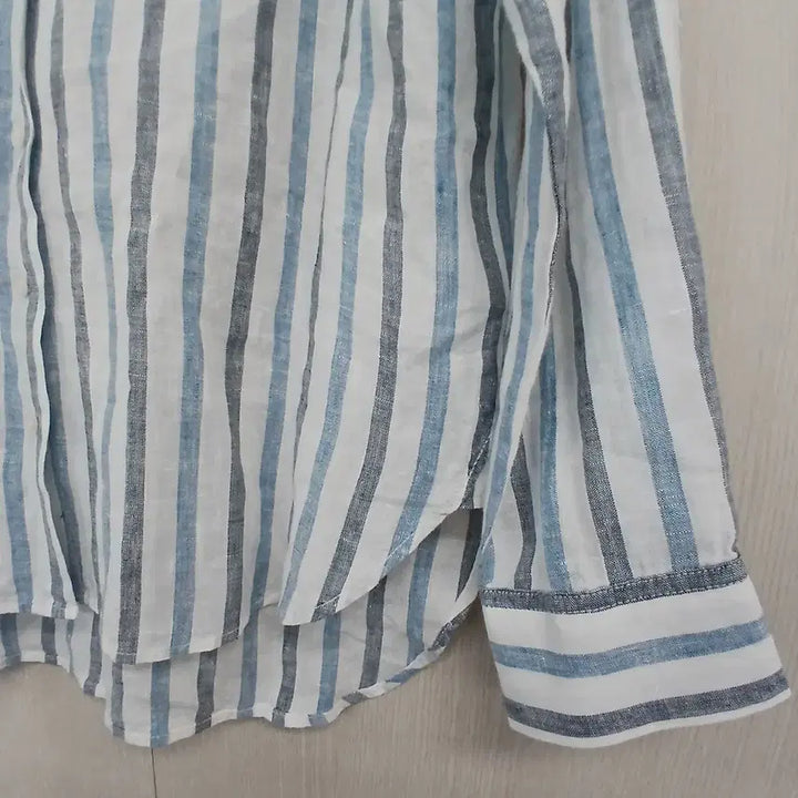 [BUNJANG] Milano Story Striped Linen Shirt / 밀라노스토리 줄무늬 린넨 셔츠