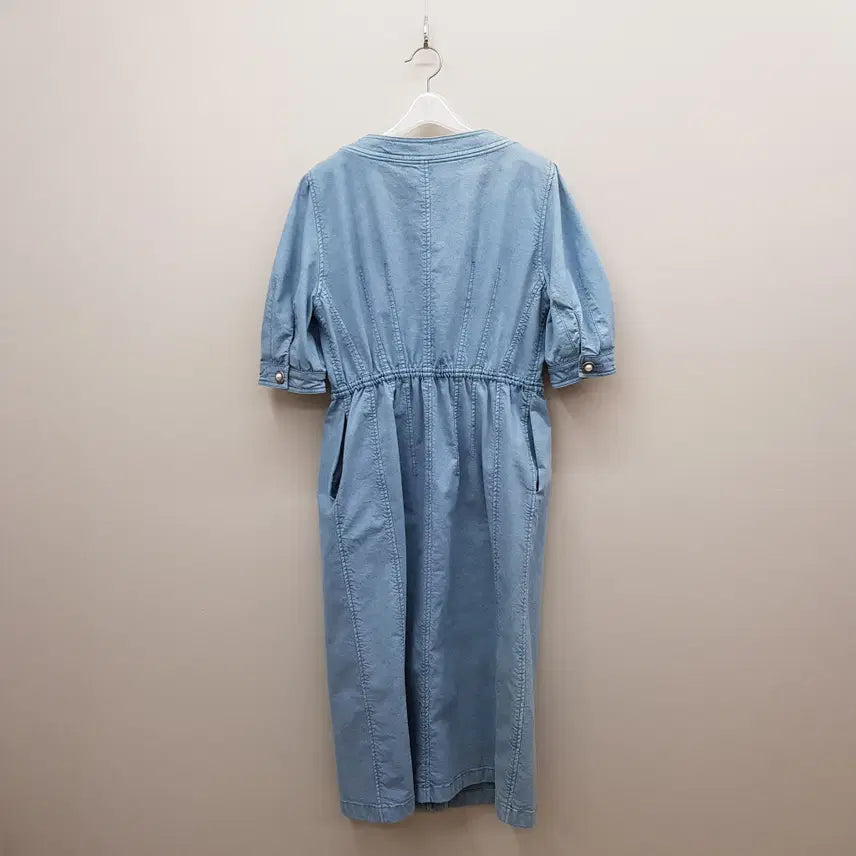 [BUNJANG] Lanvin Collection 2022 Washed Denim Long Dress / 한섬 랑방 2022 데님 롱 원피스 82-94-160사이즈