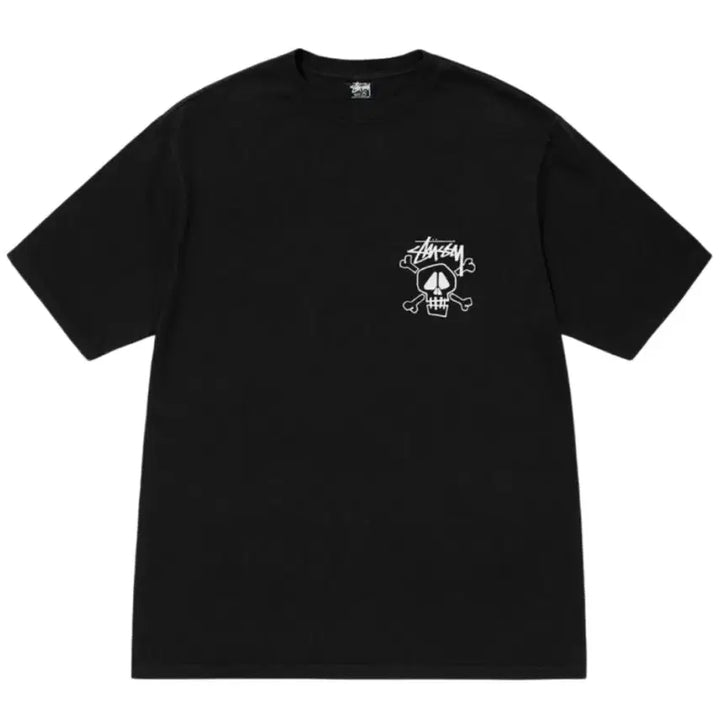 [BUNJANG] Stussy Skull Bones Pigment Dyed T-Shirt Black / 스투시 스컬본즈 피그먼트 다이드 티셔츠 블랙팝니다