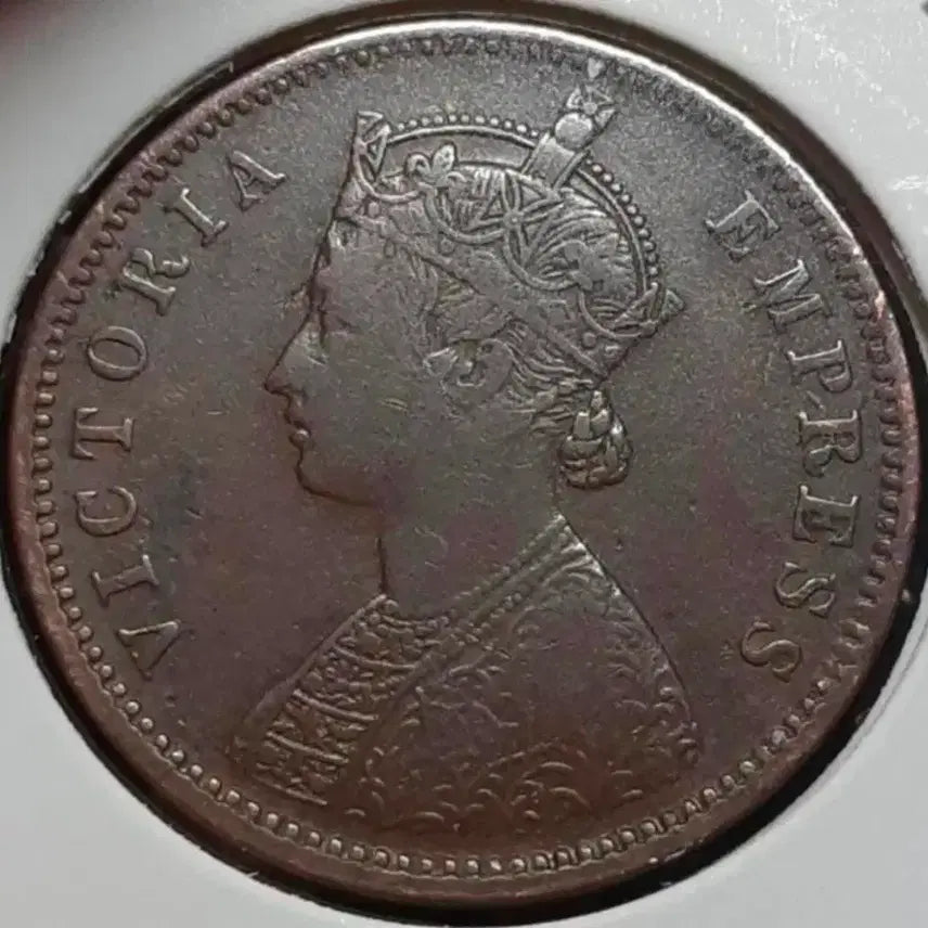 [BUNJANG] British India 1887 1/4 Anna Coin / 영국령 인도 1887년 1/4안나.외국주화 주화 화폐 동전