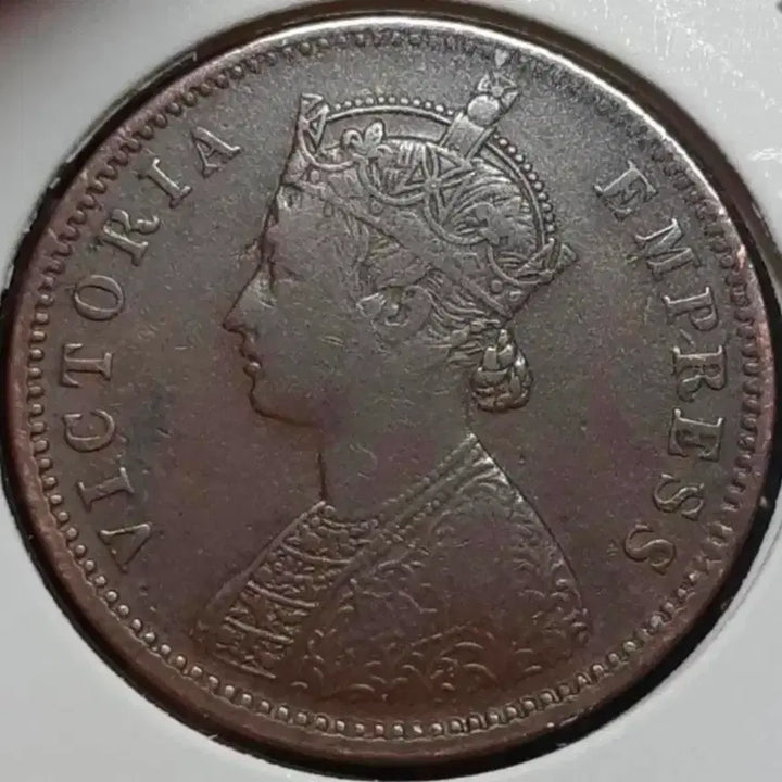 [BUNJANG] British India 1887 1/4 Anna Coin / 영국령 인도 1887년 1/4안나.외국주화 주화 화폐 동전