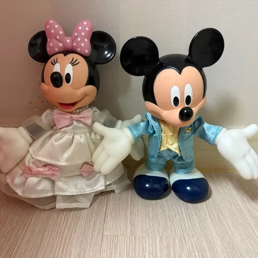 [BUNJANG] Vintage Mickey Mouse &amp; Minnie Mouse Wedding Set / 빈티지 미키미니세트