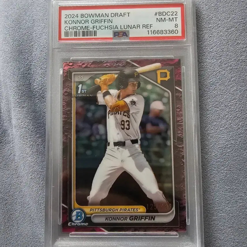 [BUNJANG] 2024 Baumann Chrome Korner Griffin 1st Rookie /199 PSA 8 / 2024 바우만크롬 코너 그리핀 1st 루키 /199 psa8