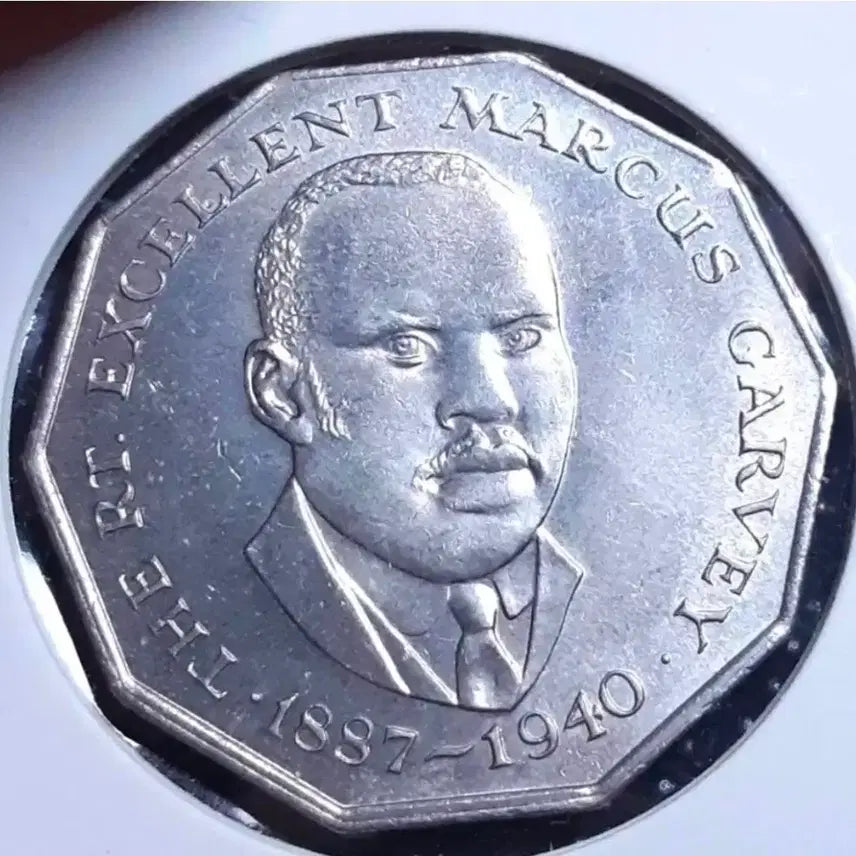 [BUNJANG] Jamaica 1989 50 Cents Large Uncirculated Coin / 자메이카 미사용 1989년 50센트 대형주화.외국주화 주화 화폐 동전