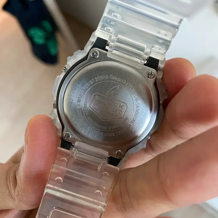 [BUNJANG] Casio DW5600 G-Shock Clear Square Watch / [새제품] 카시오 DW5600 G-SHOCK 투명 사각 시계