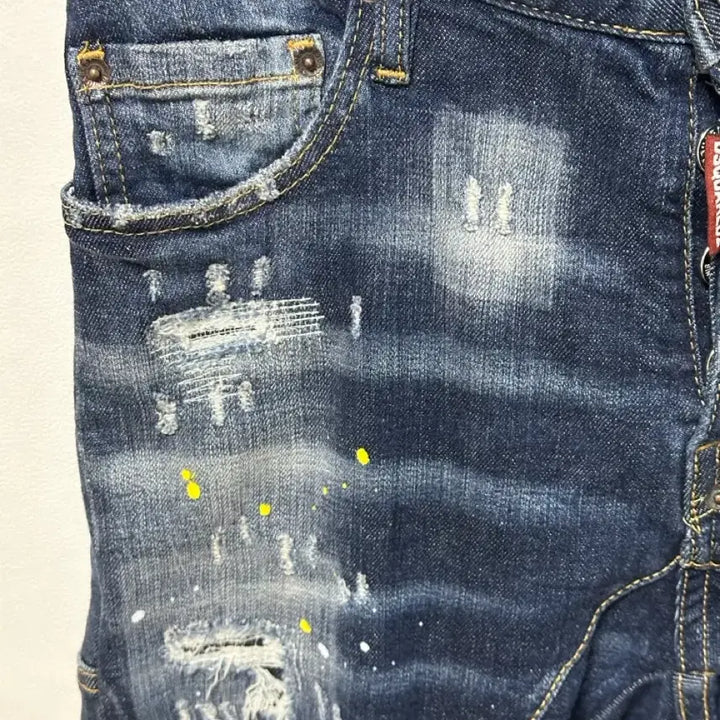 [BUNJANG] Dsquared2 Paint Splatter Slim Jeans Size 46 / 디스퀘어드2 페인트 스플래터 슬림진 46