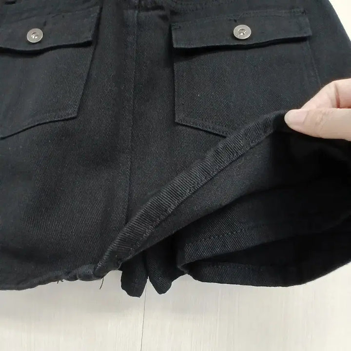 [SOLD OUT] 카고 스커트 블랙 속바지