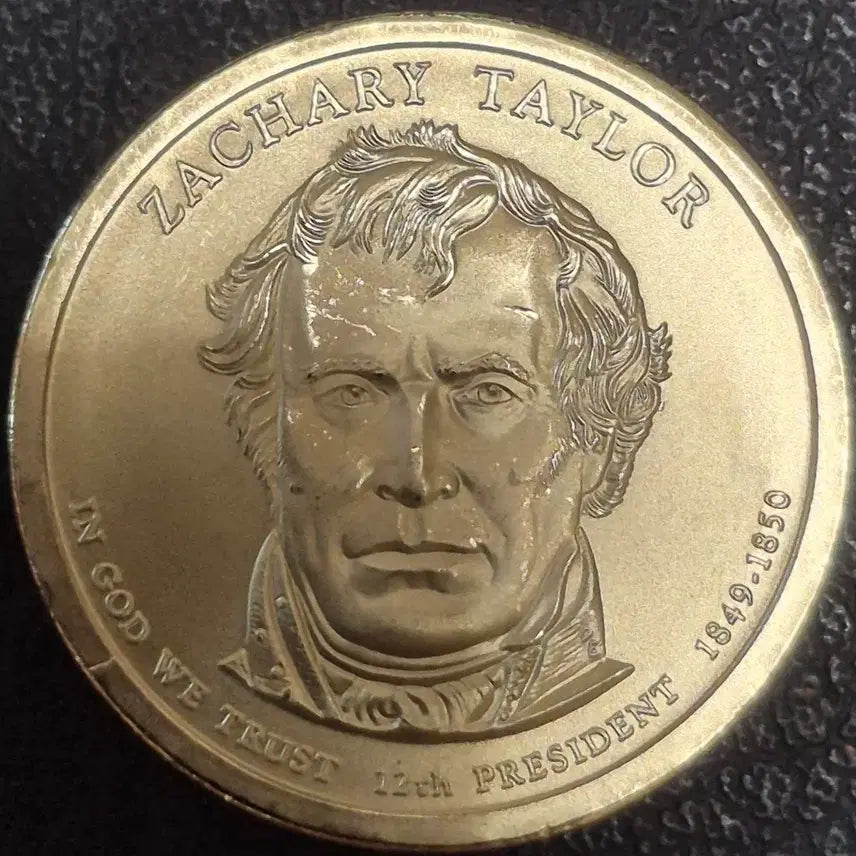 [BUNJANG] Zachary Taylor 12th President Commemorative Coin / 재키 테일러 12대 대통령p 기념주화(완전 미사용)