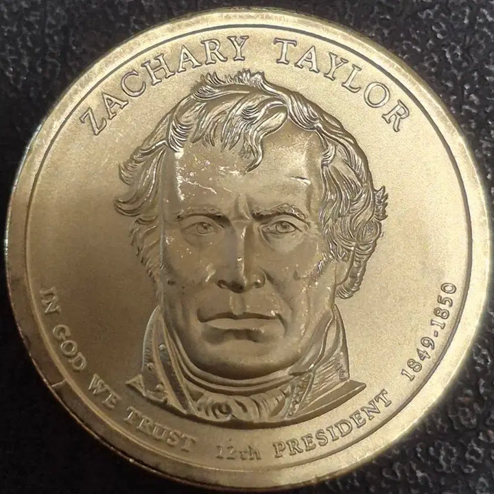 [BUNJANG] Zachary Taylor 12th President Commemorative Coin / 재키 테일러 12대 대통령p 기념주화(완전 미사용)