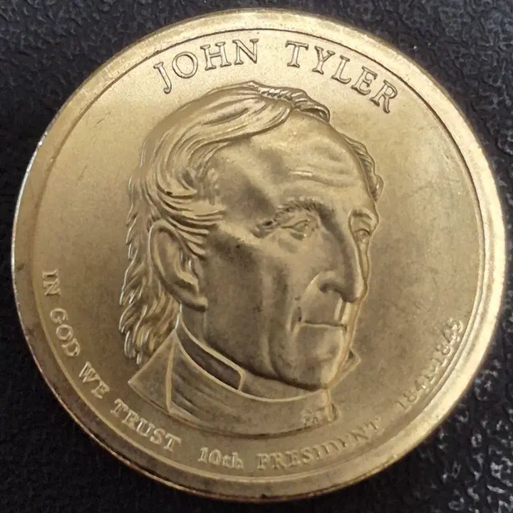 [BUNJANG] 2009 John Tyler 10th President Commemorative Coin (Uncirculated) / 2009년존 타일러 10대 대통령P 기념 주화(완전. 미사용)