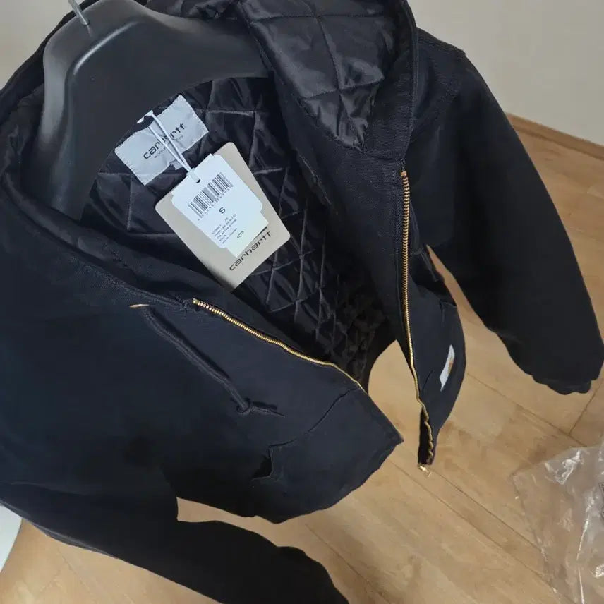 [SOLD OUT] 칼하트 OG 액티브 자켓 블랙 스톤 캔버스 S 미개봉