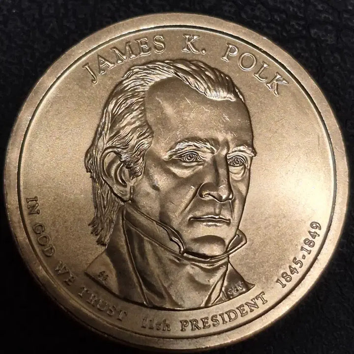 [BUNJANG] James K. Polk 11th President Commemorative Coin (Uncirculated) / 2009년제임스 K. 포크 11대 대통령 D기념주화(완전미사용)