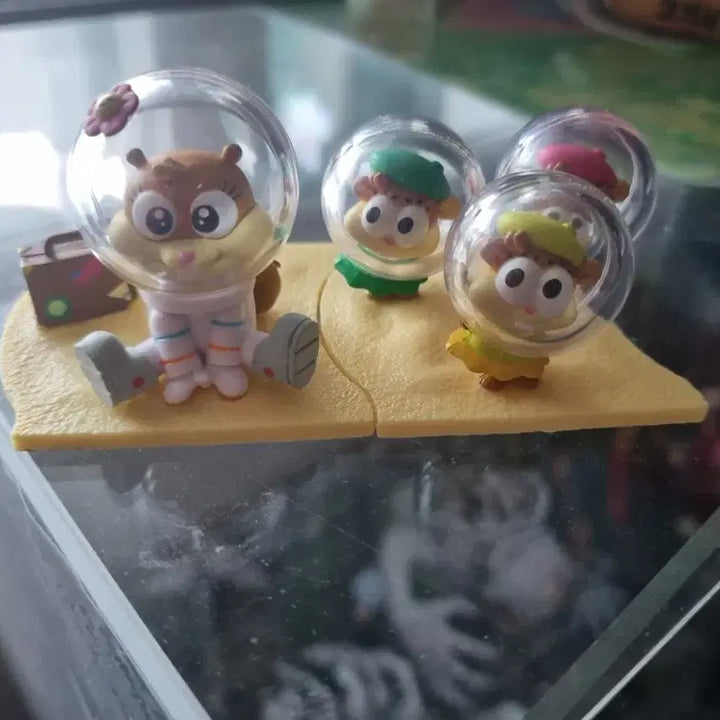[BUNJANG] SpongeBob SquarePants Mini Figures Hidden Squirrel Set / 스폰지밥 미니 피규어 히든 다람이 세트 2개 급처
