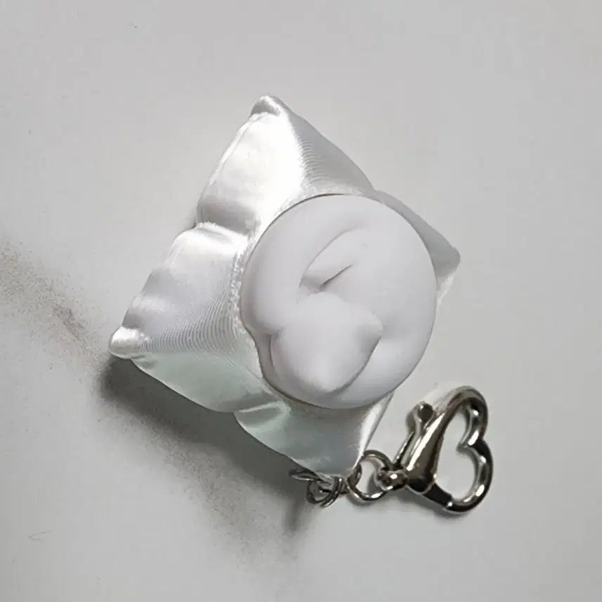 [BUNJANG] Ribbon Grip Tok Keychain with Cat Clicker / 그립톡 키캡 클리커 클릭커