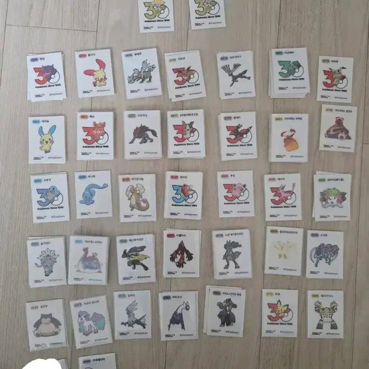 [BUNJANG] Pokemon Sticker Collection / 포켓몬 띠부씰 판매