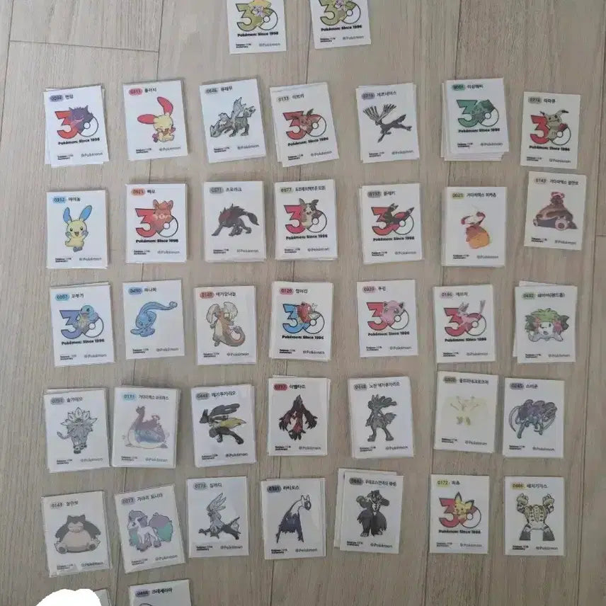 [BUNJANG] Pokemon Sticker Collection / 포켓몬 띠부씰 판매