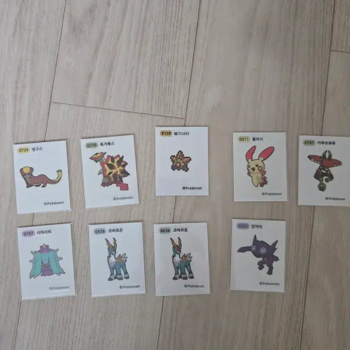 [BUNJANG] Pokemon Sticker Collection / 포켓몬 띠부씰 판매