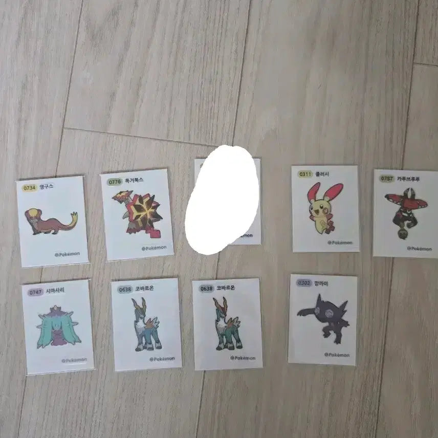 [BUNJANG] Pokemon Sticker Collection / 포켓몬 띠부씰 판매