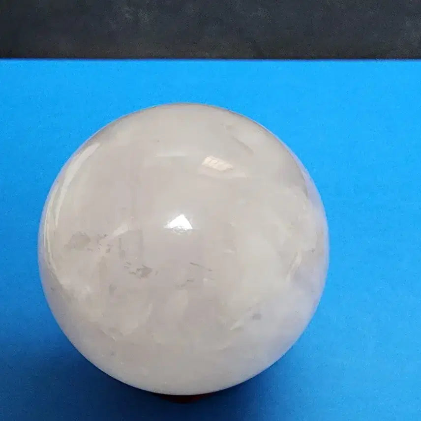 [BUNJANG] Natural Pink Rose Quartz Sphere + Obelisk Set / 천연 크리스탈 핑크로즈 구체+오벨리스크 세트