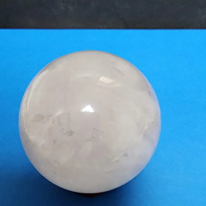 [BUNJANG] Natural Pink Rose Quartz Sphere + Obelisk Set / 천연 크리스탈 핑크로즈 구체+오벨리스크 세트