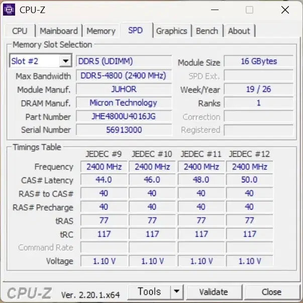 [BUNJANG] Juour DDR5 4800MHz 32GB (16GB x 2) RAM Kit / juour ddr5 4800 mhz 16x2 팝니다