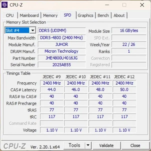 [BUNJANG] Juour DDR5 4800MHz 32GB (16GB x 2) RAM Kit / juour ddr5 4800 mhz 16x2 팝니다