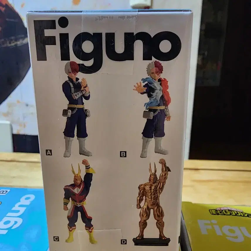 [BUNJANG] My Hero Academia Full Set 4 Types PUGNO Figures Shoto, All Might / 나히아풀셋4종 피그노피규어 쇼토,올마이트