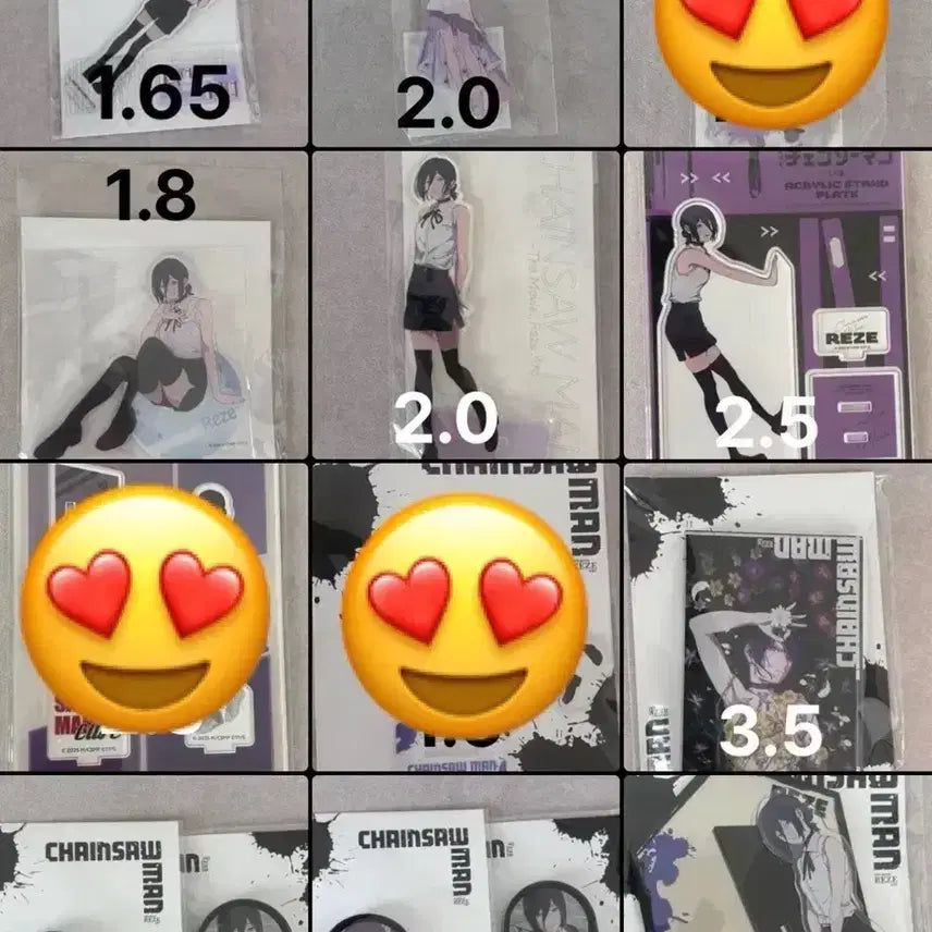 [BUNJANG] Chainsaw Man Raze Acrylic Goods - Unsealed / 체인소맨 레제 아크릴 굿즈 처분 미개봉 투광가챠포스터대롱라스트원