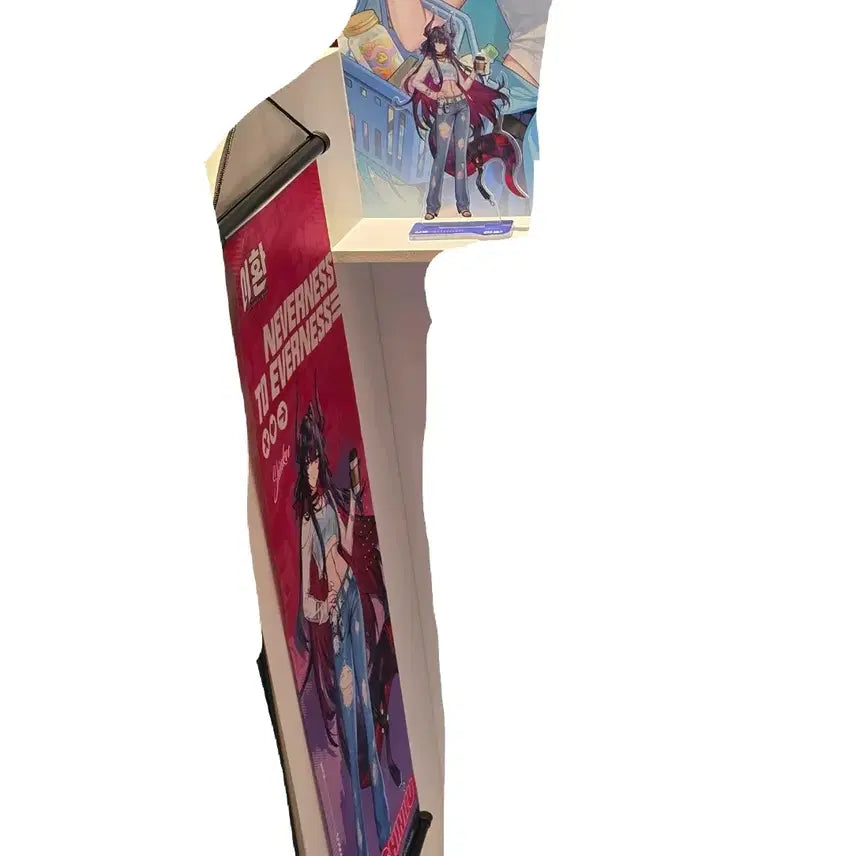 [BUNJANG] Lee Hwan GS25 Collaboration ShinKu Acrylic Stand &amp; Tapestry Set / 이환 GS25 콜라보 신쿠 아크릴 스탠드 테피스트리 세트