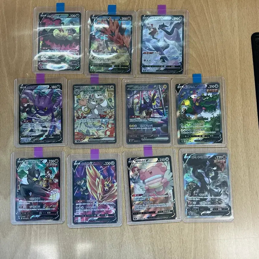 [BUNJANG] Pokemon Cards CSR 11-Card Bundle / 포켓몬카드 특일,csr 11장 일괄 급처