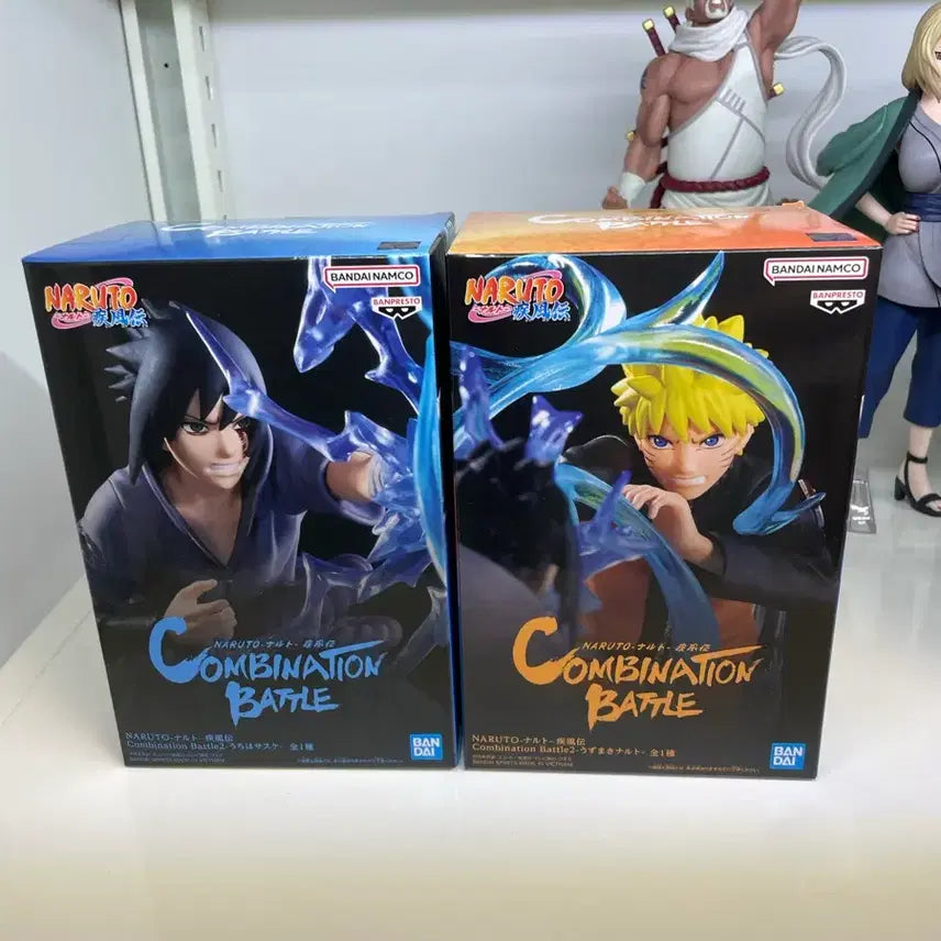 [BUNJANG] Naruto Sasuke Combination Battle Banpresto Figure (Sealed) / (미개봉) 나루토 사스케 콤비네이션 배틀 반프레스토 피규어