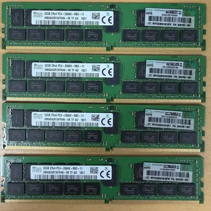 [BUNJANG] Hynix 32GB DDR4 2666V ECC Server RAM Memory / 하이닉스 HP 서버용 32GB DDR4 2666V ECC 램 메모리 Ra