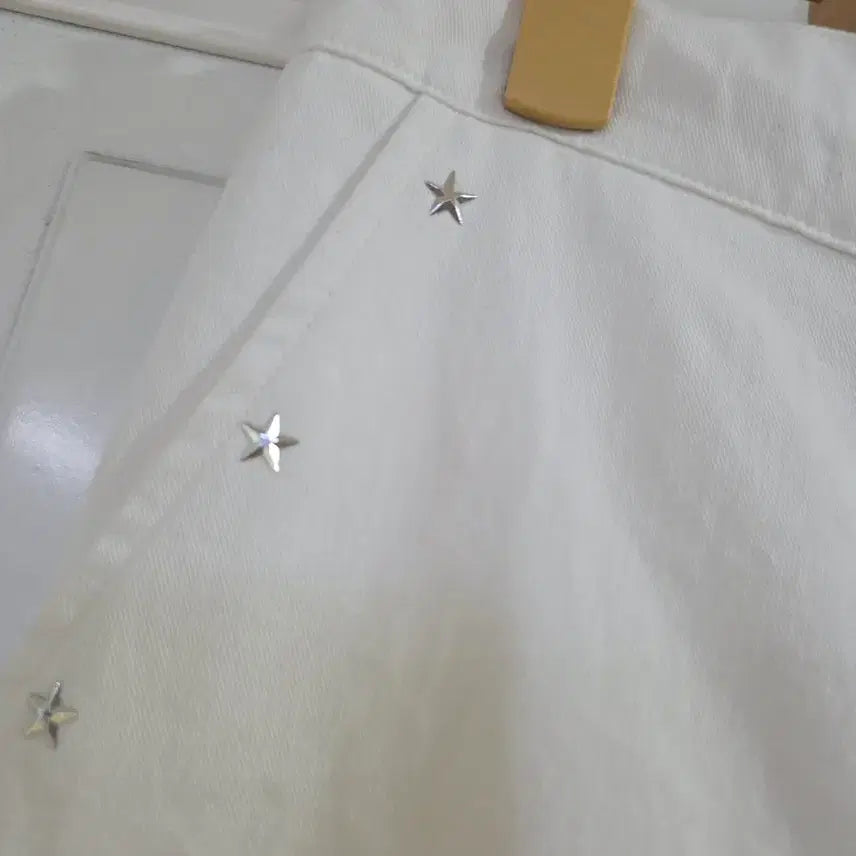 [BUNJANG] Summer Wide-Leg Cotton Pants with Star Detail / 여름  요즘유행하는 고급스러운 디자인이쁜  별  밴딩 면 통바지