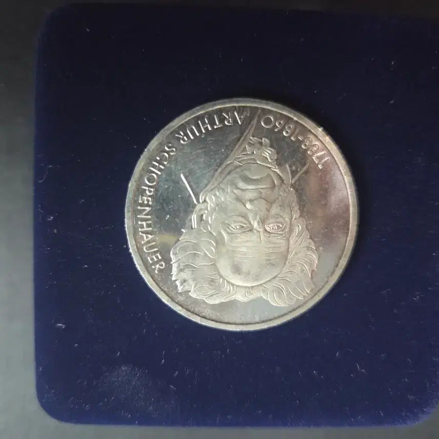 [BUNJANG] 1988 West Germany Schopenhauer Commemorative Silver Coin / 쇼펜하우어 기념1988년 서독 은화